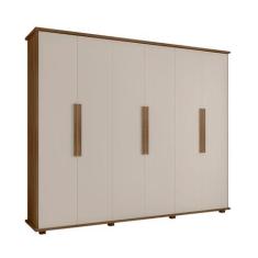 Imagem de Roupeiro 6 Portas Bérgamo Cinamomo Off White