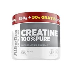 Imagem de Creatine 100% Pure - 200g (150g + 50g) Natural - Atlhetica Nutrition