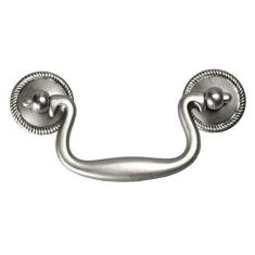 Imagem de Hickory Hardware P8049-ST Puxador de armário de segurança Manor House, 7,6 cm, pedra prata