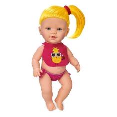 Imagem de Boneca Bebê Coleção Frutinhas Divertidas C/ Cheiro Abacaxi - PUPEE