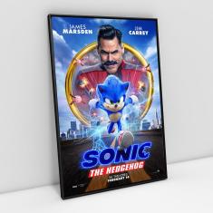 Poster Cartaz Sonic 2 O Filme E em Promoção na Americanas