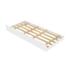 Imagem de Cama Solteiro Auxiliar 93X23,7X188,6 Cm Branco Tecnomobili