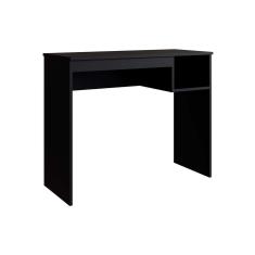Imagem de Mesa Escrivaninha Juvenil Noronha C/ 1 Nicho Preto - Genialflex