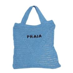 Imagem de Bolsa Feminina Crochê Moda Praia Diversas Cores - A.Cat, Azul, Único