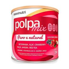 Imagem de Polpa Mix Solúvel Frutas Vermelhas 250G Maxinutri