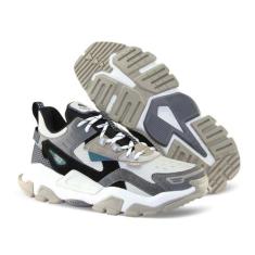 Imagem de Tênis Qix Trek Reflexivo Esportivo Cinza