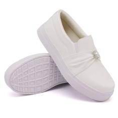 Imagem de Tênis Slip On Dk Use Shoes com Elástico Calce Fácil e Pedraria