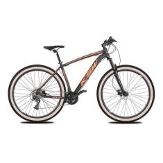 Imagem de Bicicleta MTB KSW XLT 24V Aro 29 Freio Hidráulico Faixa Beje, 17, Pret