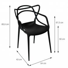 Imagem de Conjunto 4 Cadeiras Solna Allegra OR Design Laranja