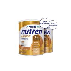 Imagem de kit 2x370g Suplemento Alimentar Nutren Senior Café com Leite