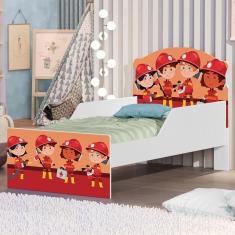 Imagem de Mini Cama Tropa Bombeiros Com Colchão