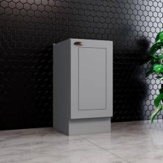 Imagem de Balcão De Cozinha 40 Cm 1 Porta Americana Henn Cinza