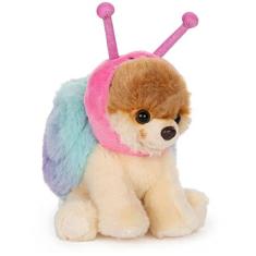 Imagem de GUND O cão mais bonito do mundo Boo Itty Bitty Boo Snail #60 Stuffed Animal Plush, Rosa e Azul, 5 "