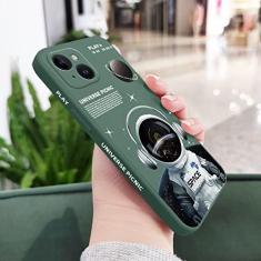 Imagem de Capa de telefone astronauta para iphone 15 14 13 12 11 pro max mini x xr xs max se2020 8 7 plus 6 6s plus capa, verde escuro, para iphone 11 promax