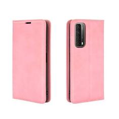 Imagem de Capa Huawei P Smart 2021, capa para Huawei Y7a, capa carteira de couro design clássico com slot para cartão e fecho magnético capa dobrável para Huawei P Smart 2021 capa de telefone de 6,7 polegadas