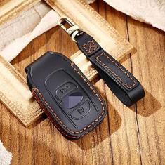 Imagem de Capa para porta-chaves do carro, capa de couro inteligente, adequado para Subaru Legacy XV Forester Outback BRZ, porta-chaves do carro ABS Smart porta-chaves do carro