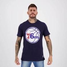 Imagem de Camiseta NBA Philadelphia 76ers Marinho Escudo P