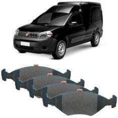 Imagem de Kit Pastilha Freio Fiat Fiorino 2010 a 2017 Dianteira Teves Lonaflex