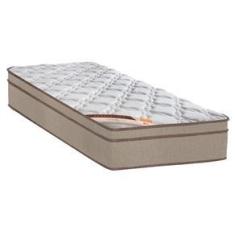 Imagem de Colchão Solteirão Castor Revolution com Euro Pillow e Molas Bonnel 27x96x203 cm - Bege