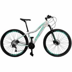 Imagem de Bicicleta Aro 29 Cripto 24v Shimano Fr. Hidraulico Trava/K7, Branco, V