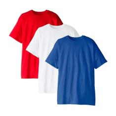 Imagem de Kit 3 Camisas Color Básica T-shirt Algodão Penteado MECHLER