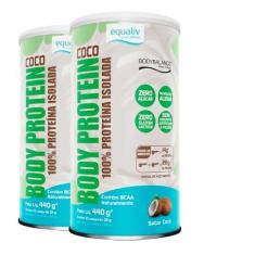 Imagem de Kit 2 Body Protein Equaliv 440g Coco