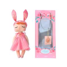 Imagem de Boneca Infantil de Pelucia Metoo Angela Lily Bell Fofinha c/ Sacola 33cm Colecionável