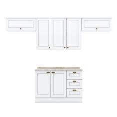 Imagem de Cozinha Modulada Americana 5 Peças Branco Hp   Henn