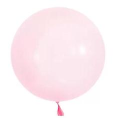 Imagem de Balão Bubble Translucido Rosa 24" (60cm) - Mundo Bizarro