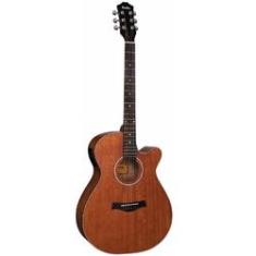 Imagem de Violão Eletroacústico Shelby SGA196C Folk Aço Satin Natural