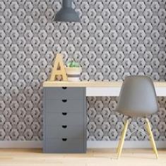 Imagem de Papel De Parede Adesivo Hexágonos 3D N06165 Rolo 0,58X3M