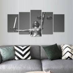 Imagem de Quadro Direito Advocacia Mosaico 5 Peças em  e 
