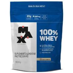 Imagem de 100% Whey Refil 900G Cookies Max Titanium
