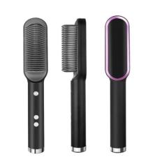 Imagem de Escova Alisadora Secadora de Cabelo Anti Frizz, Hidrada,Modela, Seca e