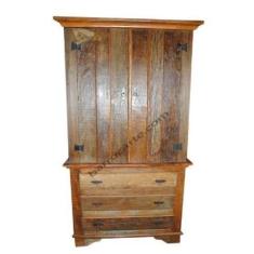 Imagem de Guarda-Roupa Evidence Em Madeira De Demolição - Cód 370 - Barrocarte