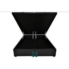 Imagem de Cama box bau queen 158x198 preto - PillowOne