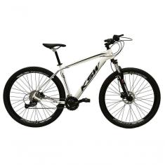 Imagem de Bicicleta Aro 29 Ksw Xlt 27v Câmbios Shimano Altus Freios Hidráulicos Garfo Trava - Branco Tam.15
