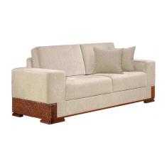 Imagem de Sofá 3 Lugares Bretanha Linho Creme I - Mobly