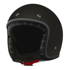 Imagem de Capacete Moto Aberto Custom Etceter Solid Fosco, MATTE BLACK, 56