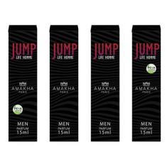 Imagem de Kit 4 Unidades Perfumes Jump Life 15 Ml Amakha Paris Eau Parfum 33% Co