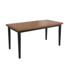 Imagem de Mesa Colors Em Madeira Maciça 6 Lugares - 160 X 80cm Preto