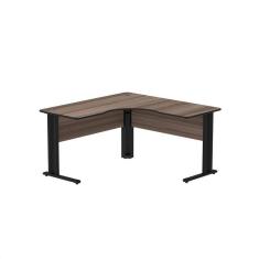 Imagem de Mesa Estação de Trabalho em L ETP1414 Maxxi Walnut/Preto