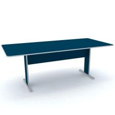 Imagem de Mesa de Reuniões RET MX2000 Maxxi Pandin Móveis  Cinza/Azul