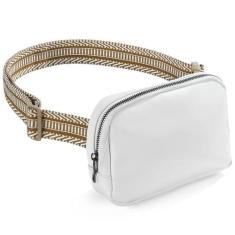 Imagem de Bolsa de cinto unissex para mulheres, pochete para mulheres, homens, em todos os lugares, com alça ajustável, Branco