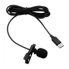 Imagem de Microfone de Lapela com Clipe Profissional Type-C GL-121