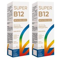 Imagem de Kit 2X Super Vitamina B12 Metilcobalamina Sublingual 20Ml