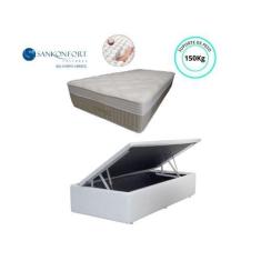 Imagem de Conj. Colchão Sankonfort Strong Solteiro King  96X203x32 C/ Cama Box B