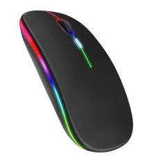 Imagem de Mouse sem fio recarregavel bluetooth - Wireless mouse, Preto