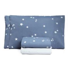 Imagem de Jogo De Lençol Cama King Box 4 Peças Algodão Varias Cores - JS STORE E