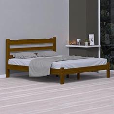 Imagem de Cama King Madeira Esmeralda Imbuia Nemargi